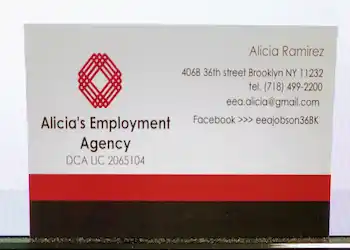 Alicia's Employment Agency Brooklyn