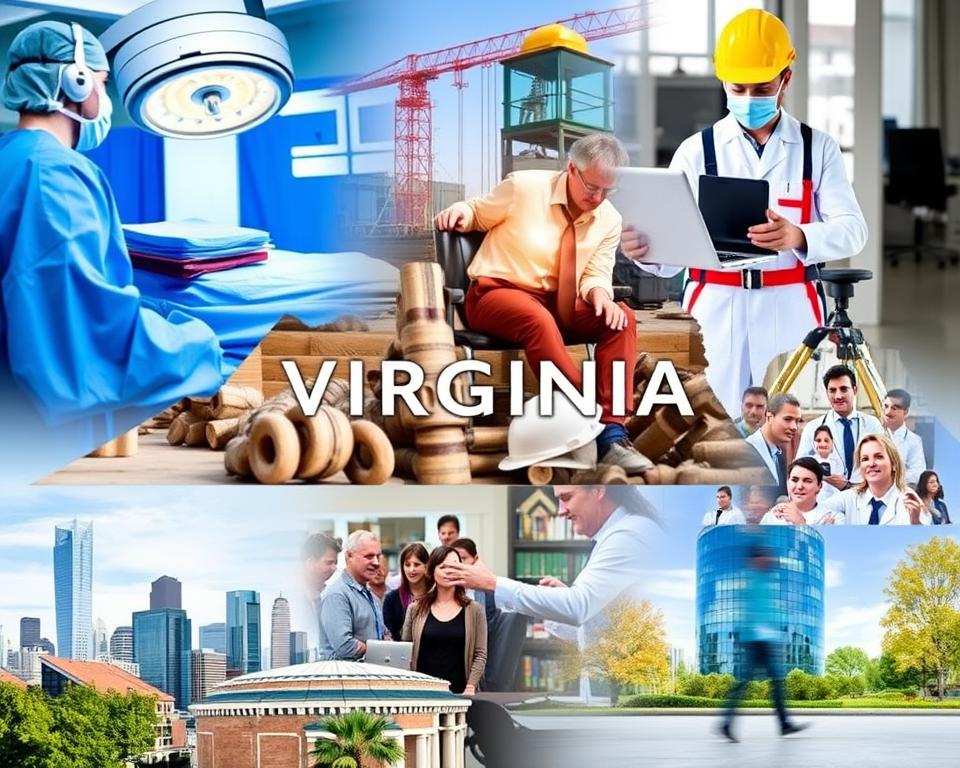 trabajos mejor pagados en virginia​